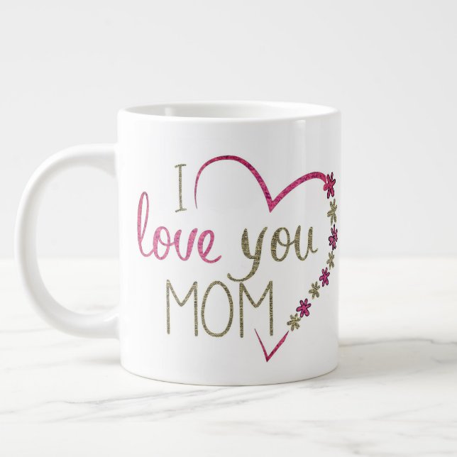 I love you mum mug (Left)