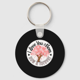I Love You Mum - Now And Forever Pink Tree Modern Key Ring