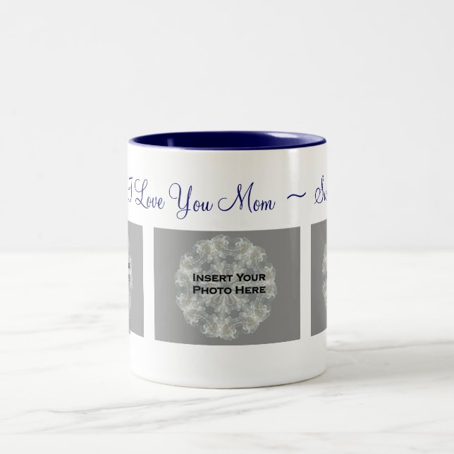 I Love You Mum Personalised Photo Picture Mug (Center)