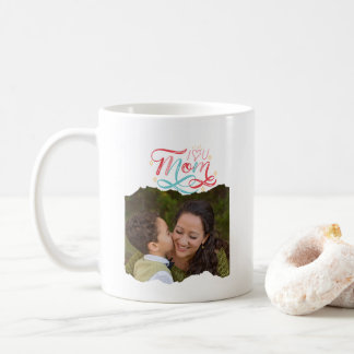 I Love You Mum - Personalised Photo Vintage Minim Coffee Mug