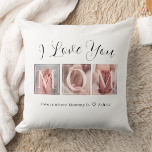 I Love You Mum Photo Gift Cushion