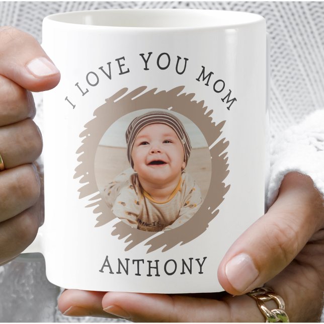 I Love You Mum Photo Mother's Day  Coffee Mug (Creator Uploaded)