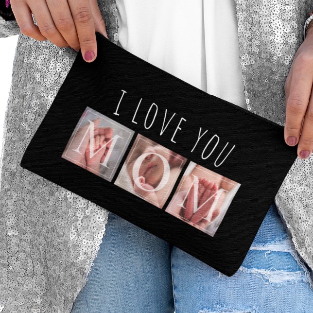I Love You Mum Photo Small Accessory Pouch (Creator Uploaded)