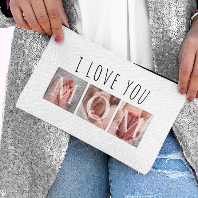I Love You Mum Photo Small Accessory Pouch (Creator Uploaded)