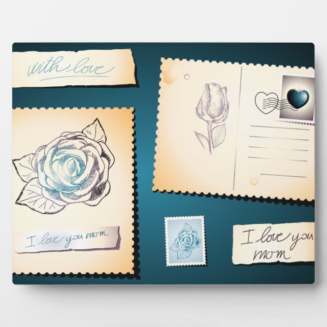 I love you mum, plaque (Front)