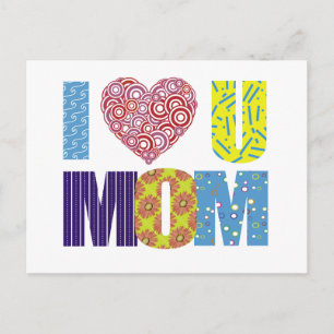 I love You Mum Postcard