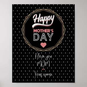 I love you mum poster