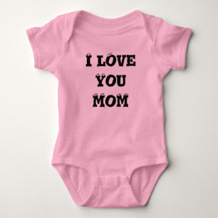 I Love You Mum t-shirt Baby Bodysuit