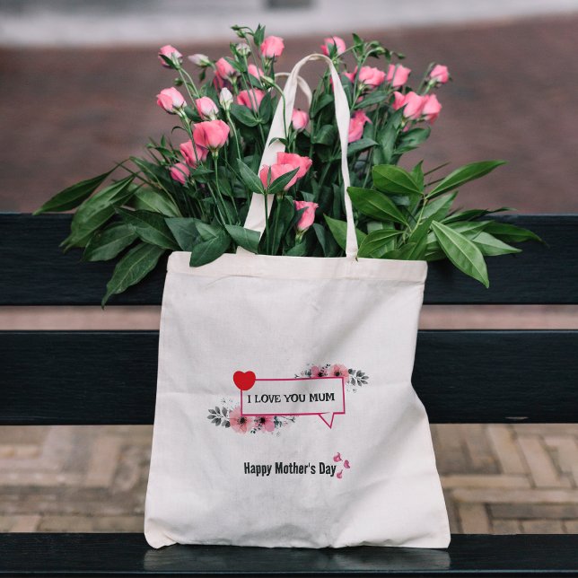 I Love You Mum Tote Bag (Creator Uploaded)