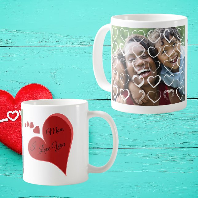I love you Mum Valentines gift Coffee Mug (Creator Uploaded)