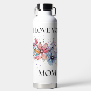 I Love You mum Water Bottle