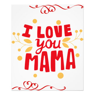 I love you mummy photo print