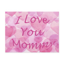 I love you mummy