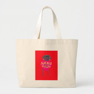 I love you Nakupenda Kenya Swahili Art Large Tote Bag