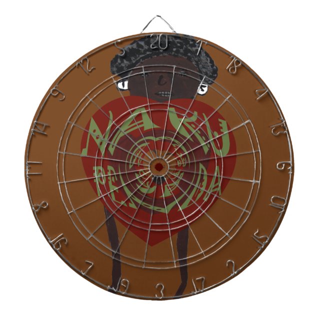 I love You! Nakupenda Sana Dartboard (Front)