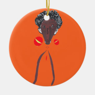 I love you Nakupenda Swahili Ceramic Ornament