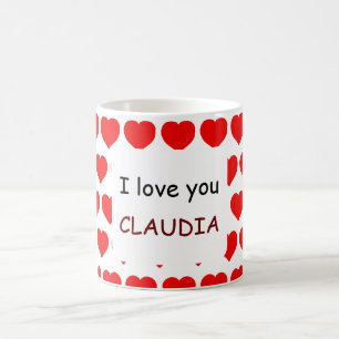 I love you Name Coffee Mug