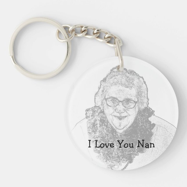 I love you Nan Keyring (Front)