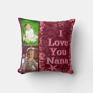 I Love You Nana Throw Pillow
