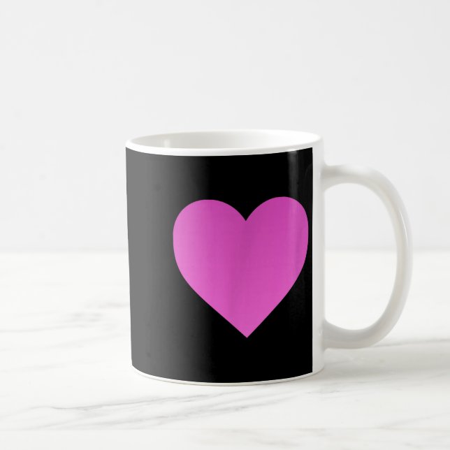 I Love You Nk Purple Heart Valentine's Day Emotico Coffee Mug (Right)