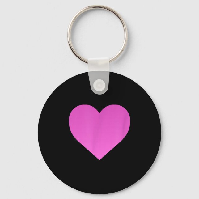 I Love You Nk Purple Heart Valentine's Day Emotico Key Ring (Front)