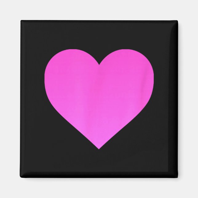 I Love You Nk Purple Heart Valentines Day Emotico  Magnet (Front)