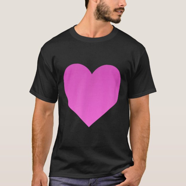 I Love You Nk Purple Heart Valentine's Day Emotico T-Shirt (Front)