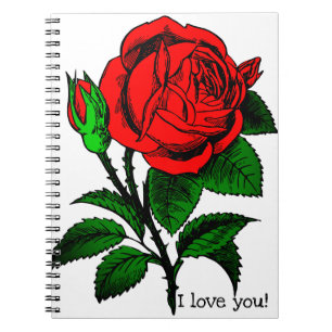 I Love You Notebook