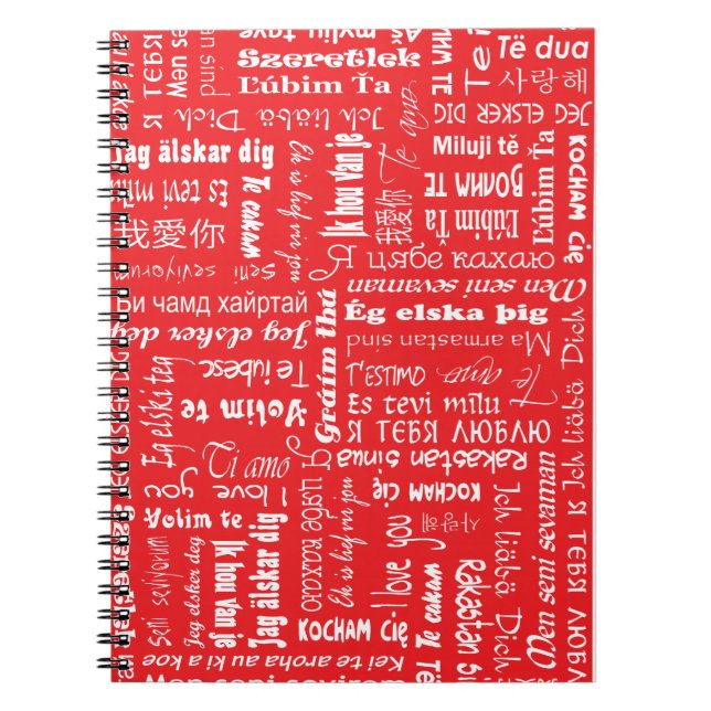 I Love You Notebook (Front)