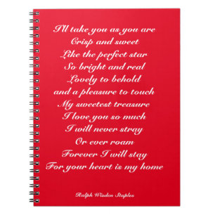 I love you notebook