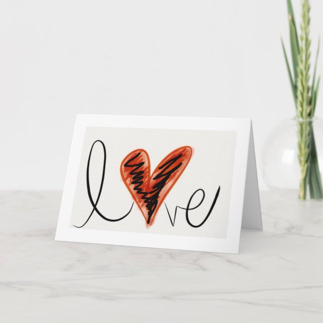 I LOVE YOU ON YOUR BIRTHDAY AND EVERYDAY CARD (Front)