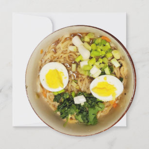 I Love You Oodles   Ramen Photo Holiday Card