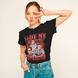 I Love You Personalised Custom Bootleg Couple Gift T-Shirt