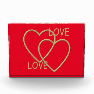 I Love you Photo Block