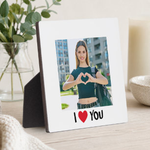 I Love You Photo Plaque