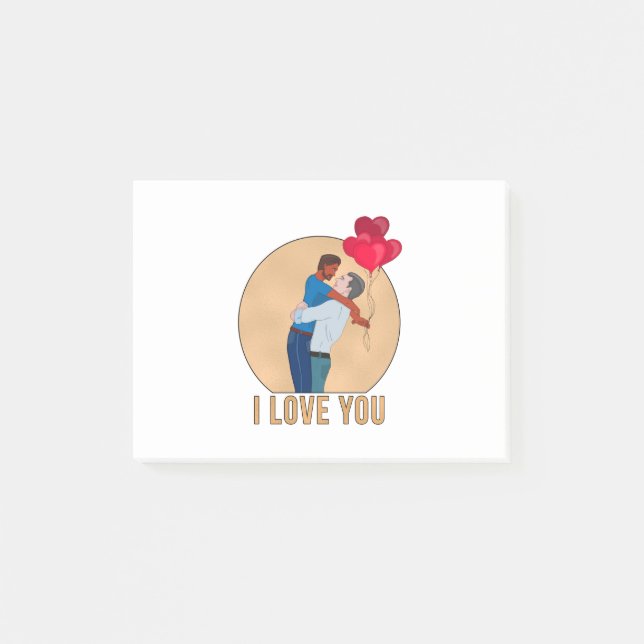 I Love You Post-it Notes (Front)