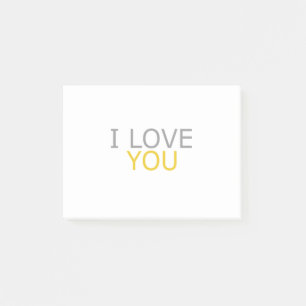 I Love You Post-it Notes