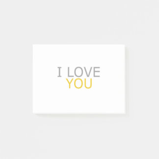 I Love You Post-it Notes