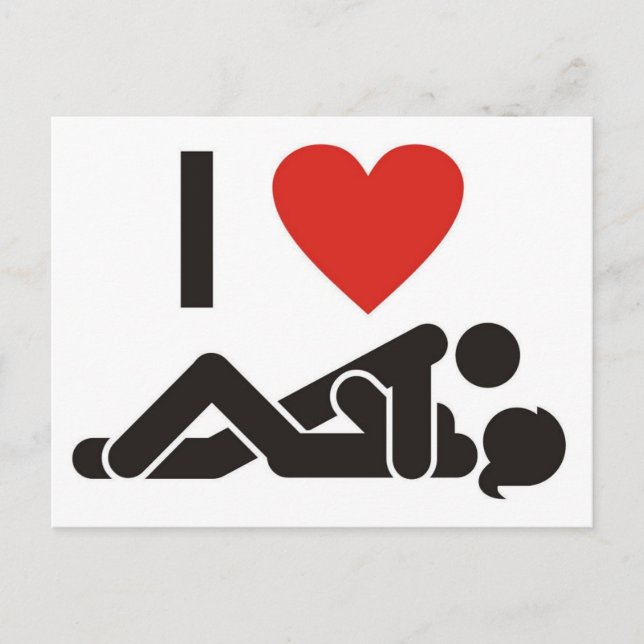 I Love You Postcard (Front)