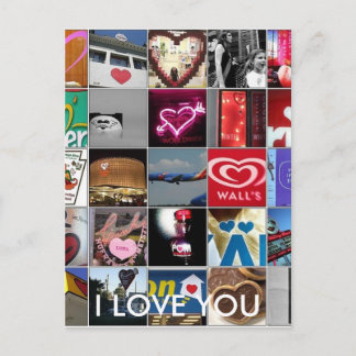 I LOVE YOU POSTCARD
