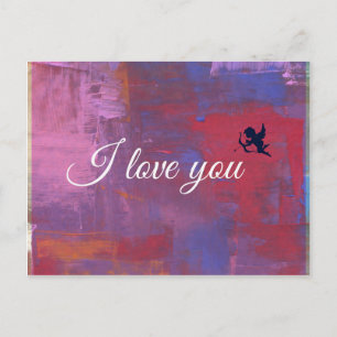 I love you postcard