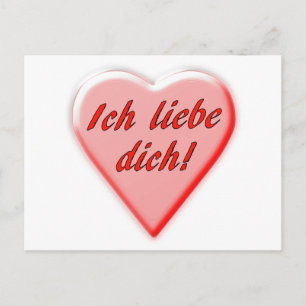 I Love You Postcard