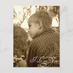 I Love You Postcard