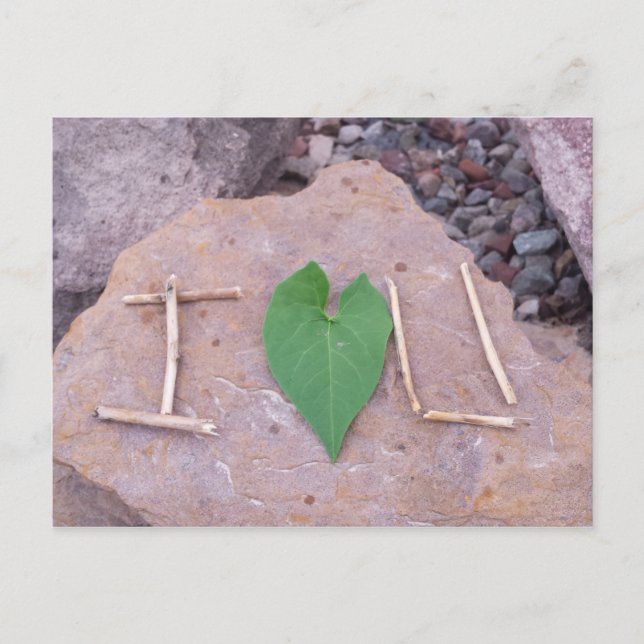 I love you postcard (Front)