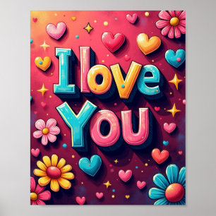 I love You Poster