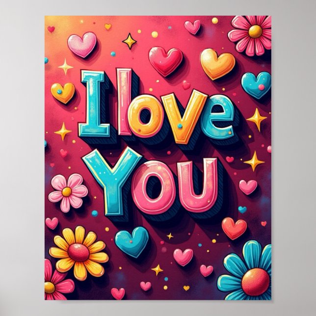 I love You Poster (Front)