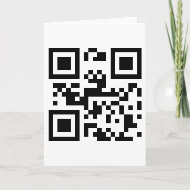 I Love You - QR Code Card (Front)