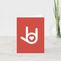 I Love You, Red Greeting Card