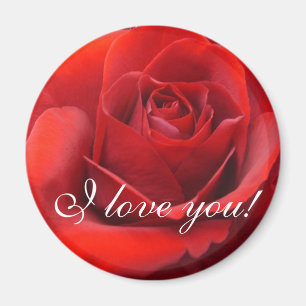 "I Love You" Roses Magnet