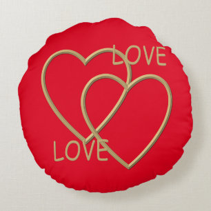 I Love you Round Cushion